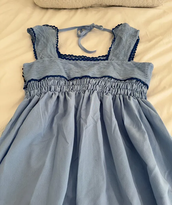 Honey Plum Clothing Linen Baby Doll Dress - Image 10