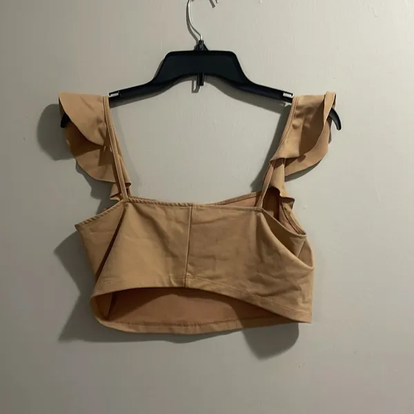 Free People Little Flirty Duo Crop Tan Size Medium - Image 7