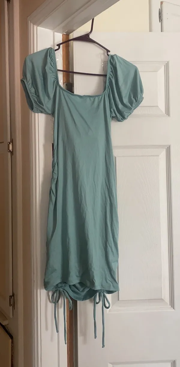 Bodycon Party Dress Blue - Image 3