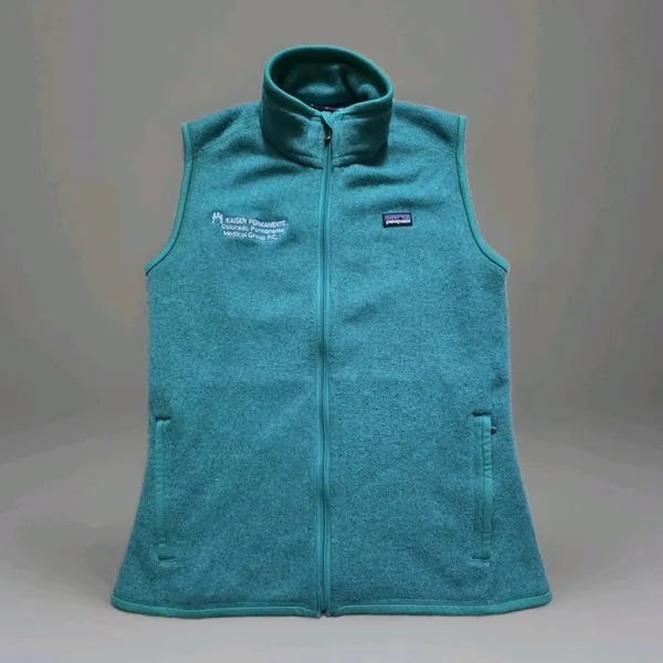 Patagonia Vest Womens Medium Green Better Sweater Fleece Full Zip Outdoor Warm - Image 2