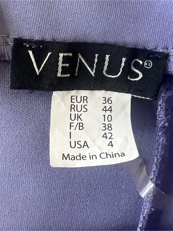 VENUS Strapless Lavender Sheath Dress - Image 6