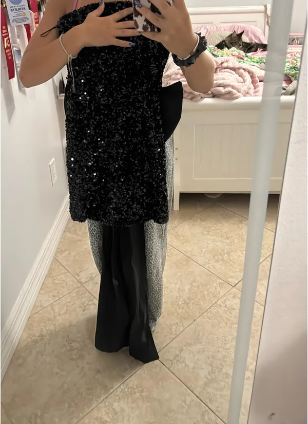 Black hoco dress/formal - Image 3
