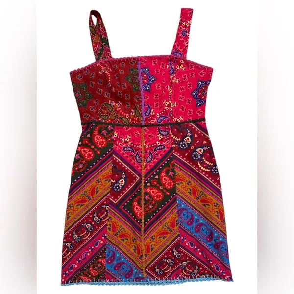 FARM Rio Colorful Bandana Midi Dress - Image 4