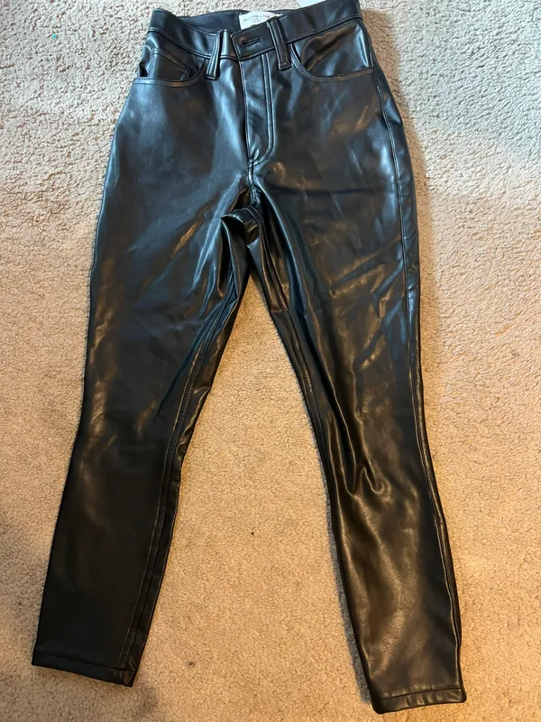 Abercrombie Vegan Leather Pants - Image 3
