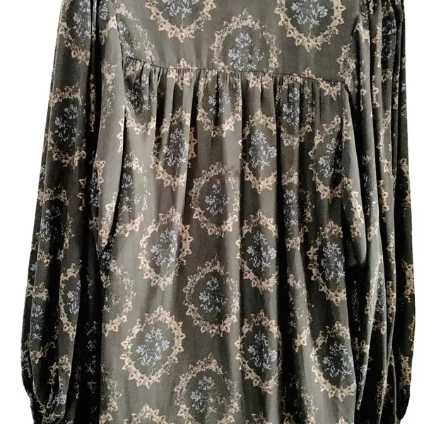 Free People Floral‎ Blouse Size Medium - Image 8