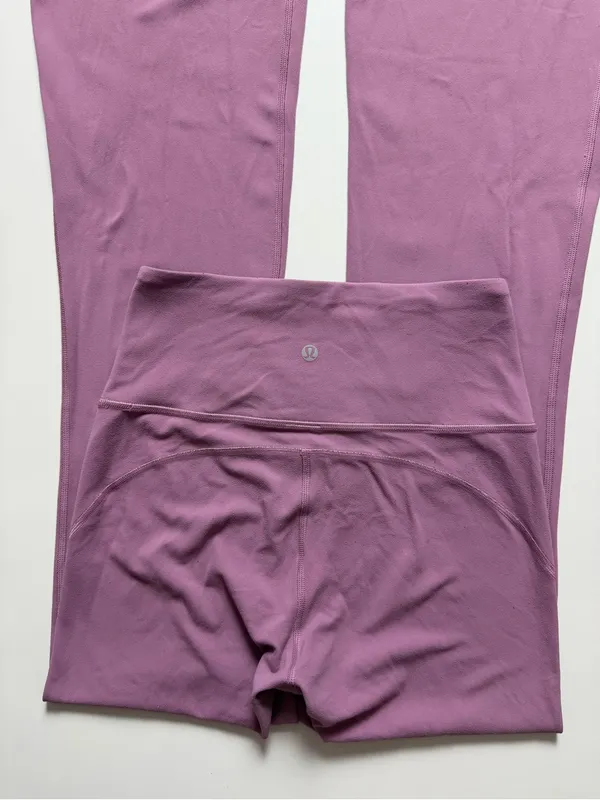 Lululemon Groove Super-High-Rise Flared Pant Nulu, Size 4 - Image 4