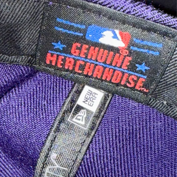 New Era Purple & Gold 9FIFTY SnapBack Braves Hat, Like New - Image 4
