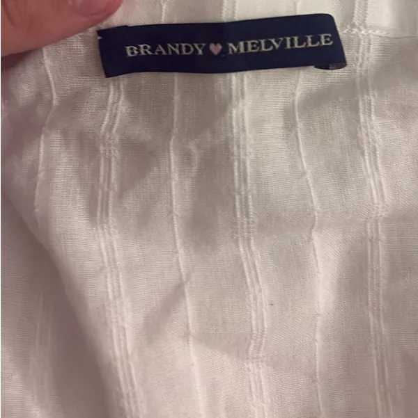 Brandy Melville Top Tank White - Image 3