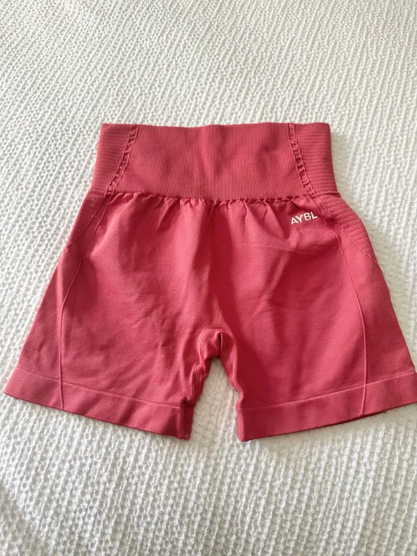 AYBL Red Biker Shorts - Image 3