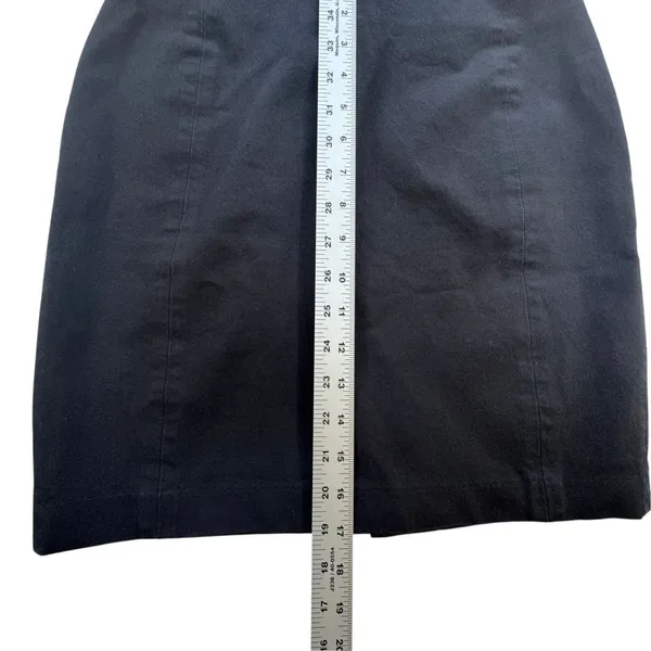 Banana Republic Black Stretch Pencil Skirt Women 2P Petite Professional Workwear - Image 5