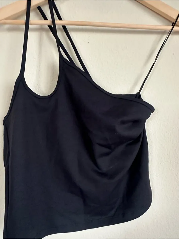 Abercrombie & Fitch Strappy One Shoulder Crop Tank - Image 5