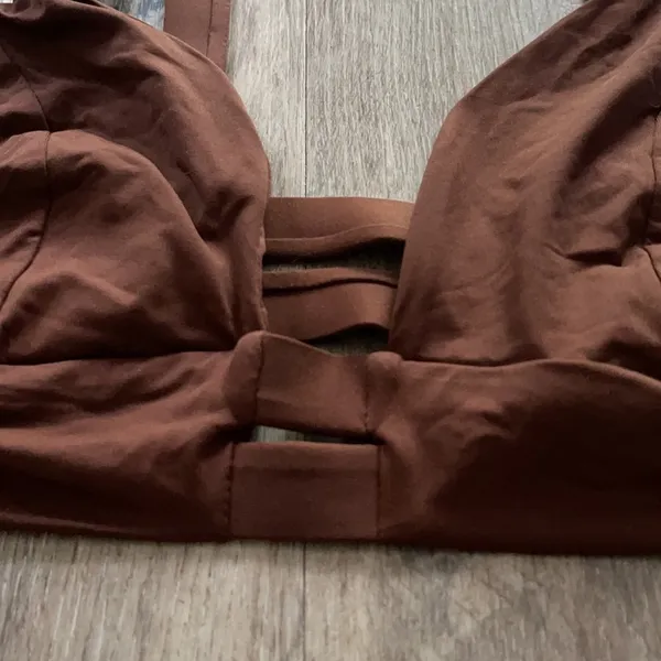 Vitamin A Brown Bikini Top Size 14 DD - Image 3