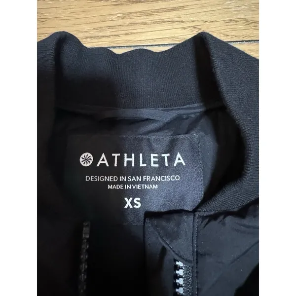 Athleta‎ Inlet Vest Goose Down Black Size XS Preppy Athleisure Athletic Puffer - Image 3