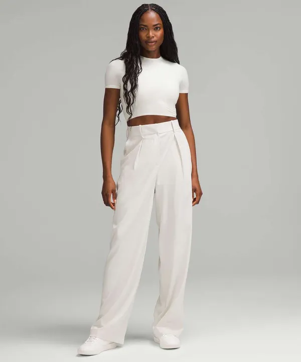 Lululemon Pleat-Front High-Rise Wide-Leg Trousers - Image 4