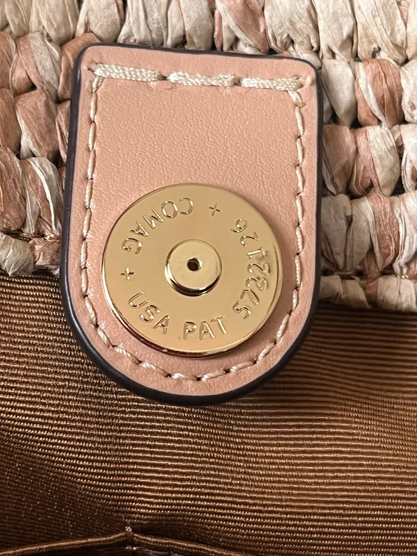 Coach City Tote Bag With Gingham Print - Image 11