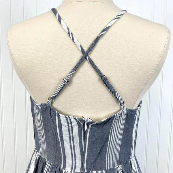 Abercrombie & Fitch Sundress Womens Medium‎ Square Neck Summer Beach Coastal - Image 8