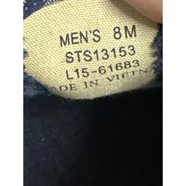 SPERRY Top-Sider 'Stripper' Blue Striped Canvas Slip On Sneakers Men's 8M C-4 - Image 7