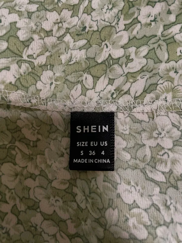 Shein Long Skirt Floral Wrap Around - Image 3