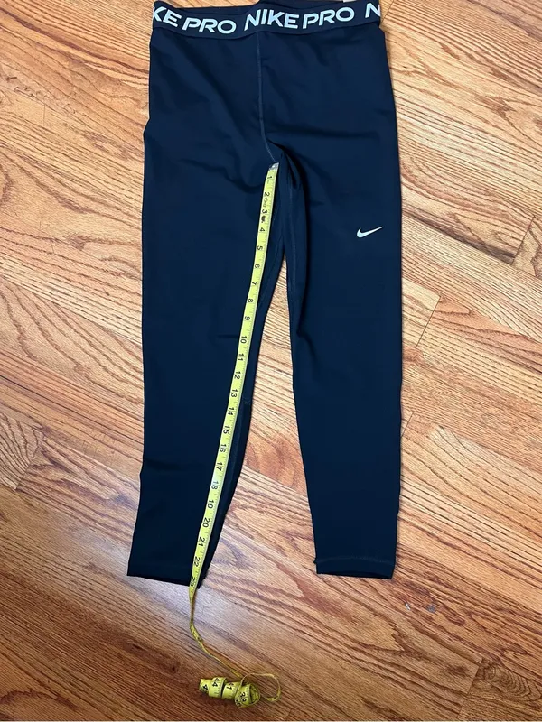 Nike Pro Women's Black Cropped 7/8 Leggings NWT - Image 6