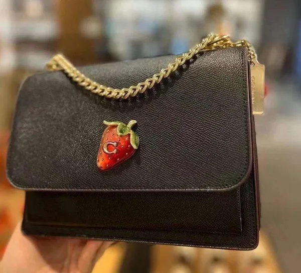coach Klare Crossbody In Signature Canvas With Strawberry CH331 - Image 2