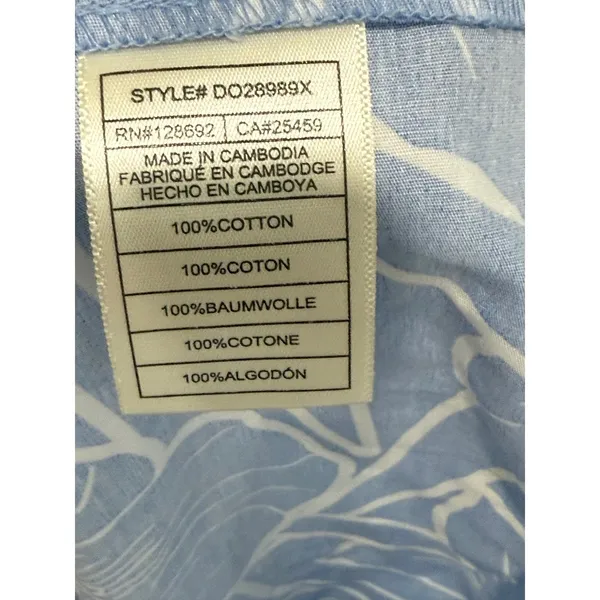 Floral Cotton Maxi Dress Knot‎ Front - Image 4