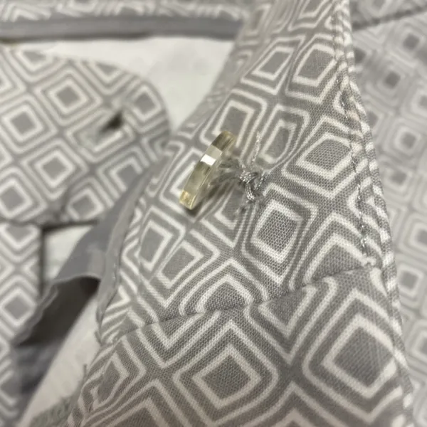 Crosby. Geometric Skinny Ankle Pants Gray Size 6 - Image 8