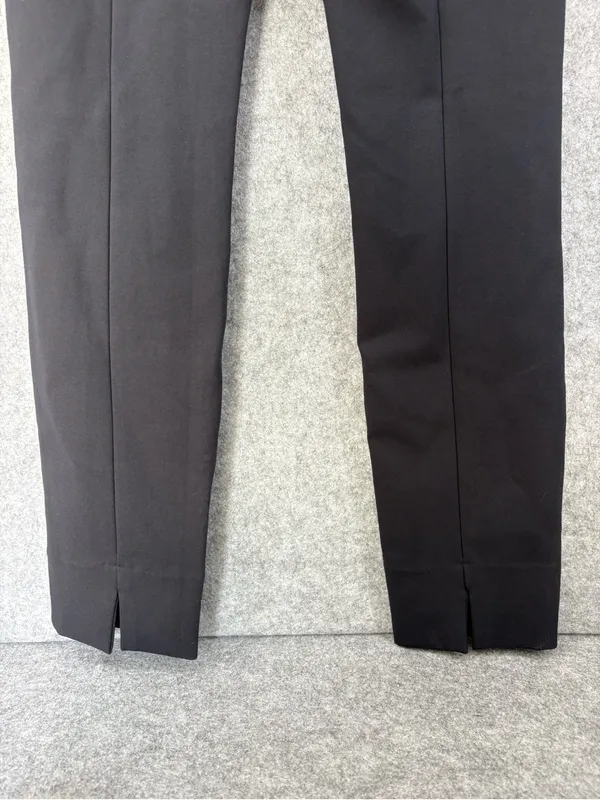 Quince Ultra-stretch Ponte Pintuck Ankle Pants Black size small 27” inseam - Image 9