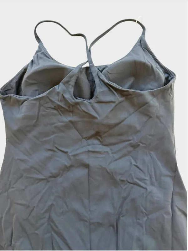 Size M Halara Softlyzero Plush Backless Active Dress Black - Image 3