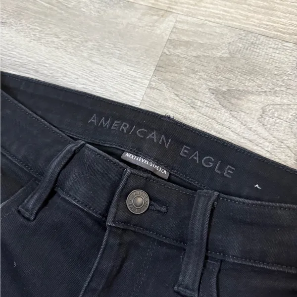 •American Eagle• Black Distressed Jegging Jeans - Image 8