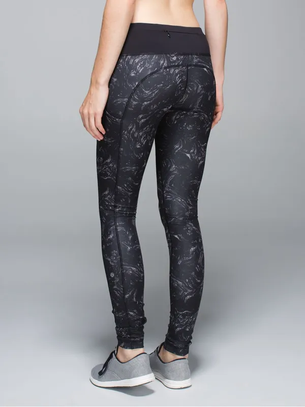 Lululemon Speed Tight II *Full-On Luxtreme Arsenal Ambient Grey Black / Black - Image 2
