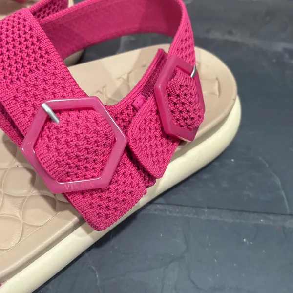 Vivaia Isla Adapt All Sporty Pink & White Sandal - size 40 (US 9) - Image 4