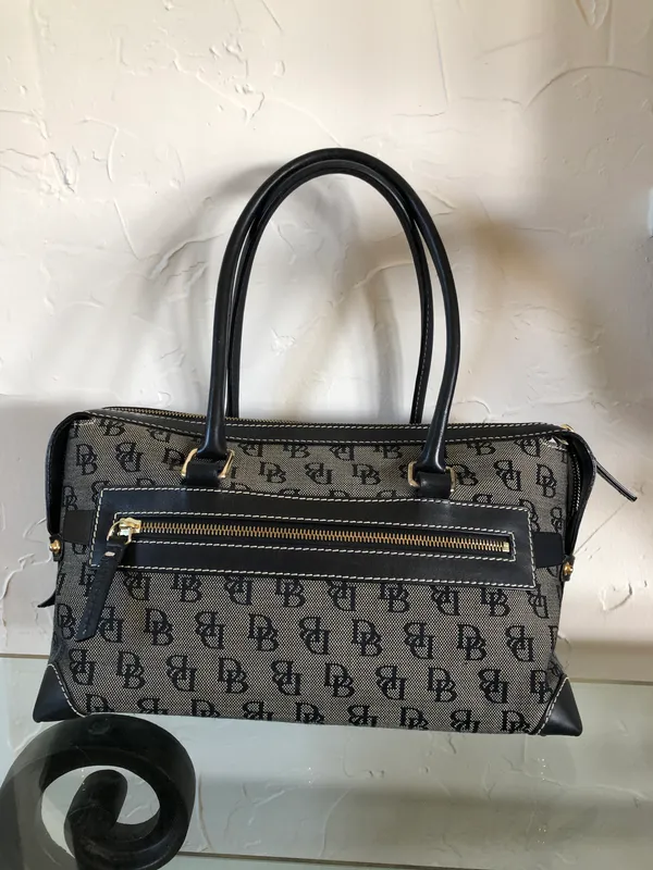 Dooney & Bourke Black Satchel Purse - Image 2
