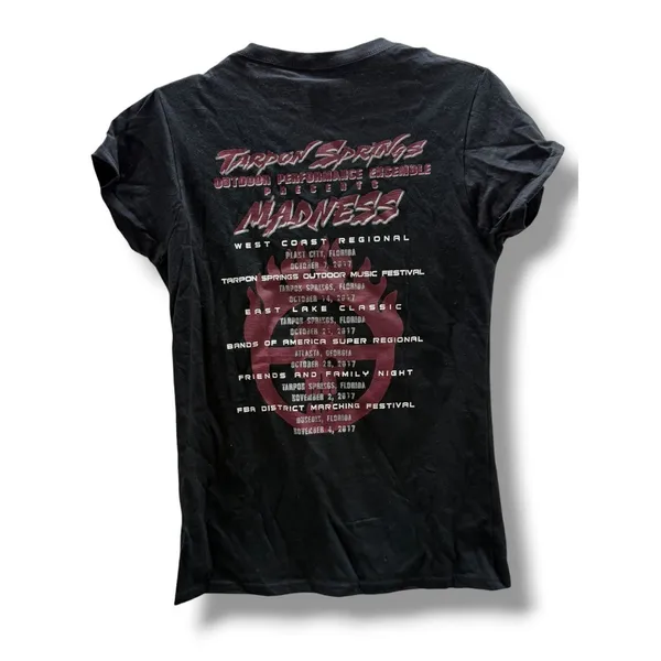 Gildan Madness Tarpon Springs Outdoor Performance‎ Ensemble 2017 V-Neck Tee M Band Mom - Image 5