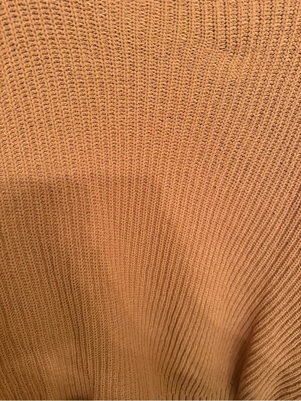 aerie Chunky Cowl Neck Sweater - Rusty Orange - Image 4