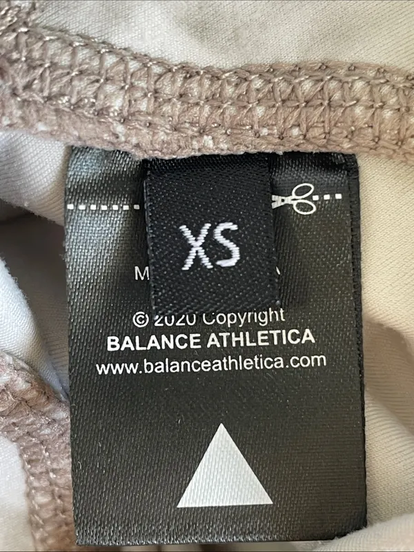 Balance Athletica Beige Tie-Dye High-Rise Bike Shorts - Image 4