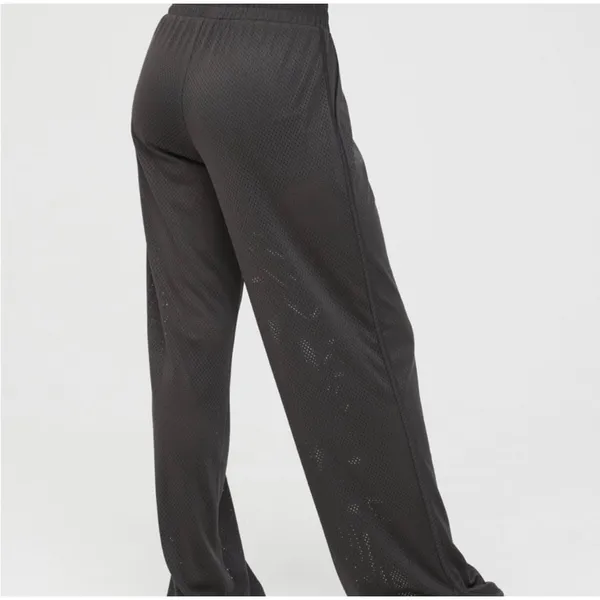 Aerie Offline Gray Swish Mesh Wide Leg Skater Track Pants Trainers womens XXL - Image 7
