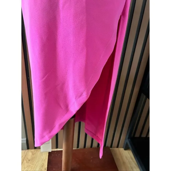 Abercrombie and fitch pink long dress with cut out up sexy size large NEW - Image 2