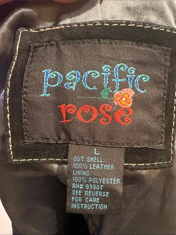 Vintage Pacific Rose suede jacket size L - Image 5