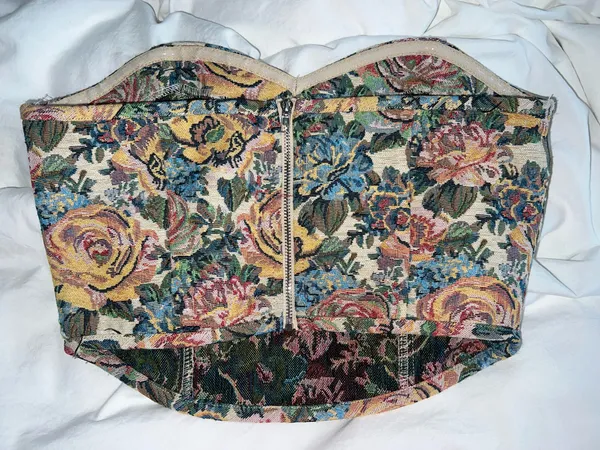Altar'd State Strapless Corset Top - Image 2