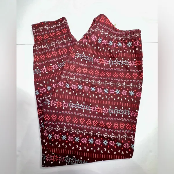 NWT AERIE geometric shapes leggings with‎ cuffed hems - medium - Image 3