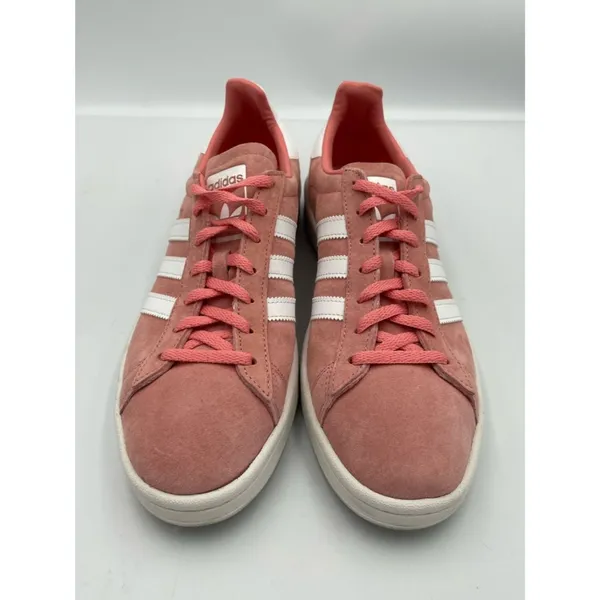 Adidas Campus Pink Suede Sneakers Womens 9.5 Casual Retro Streetwear Skater - Image 3