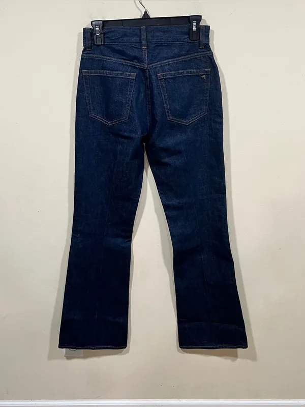 NWT Madewell The Vintage Flare Jean size 25 denim blue dark high rise - Image 9