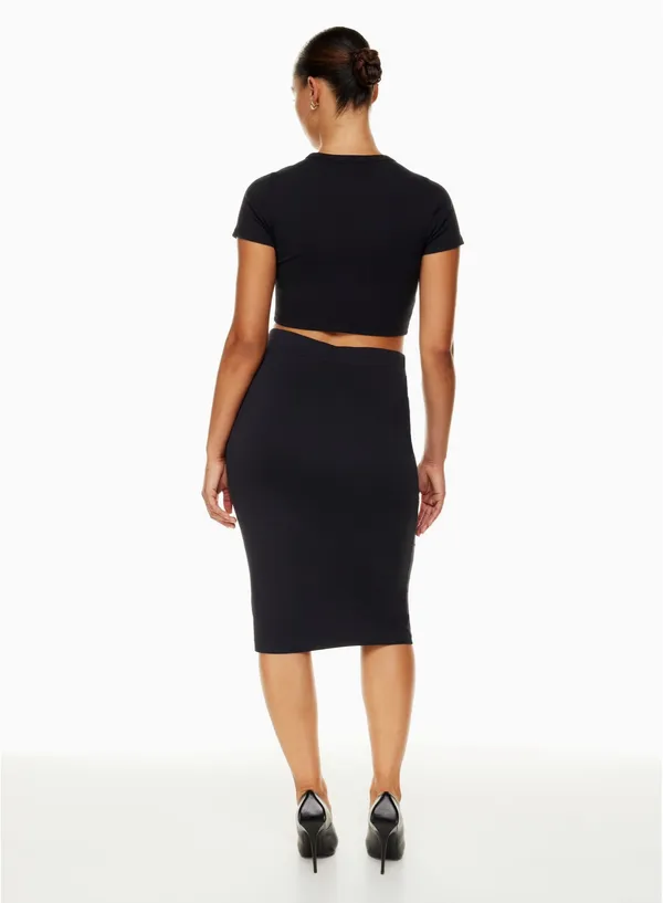 Aritzia Babaton Contour Pencil Skirt Black - Image 2