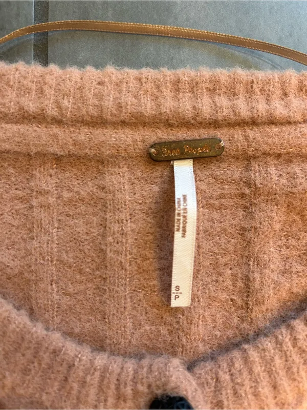 Free People Sloane Cardigan — Tan - Image 4