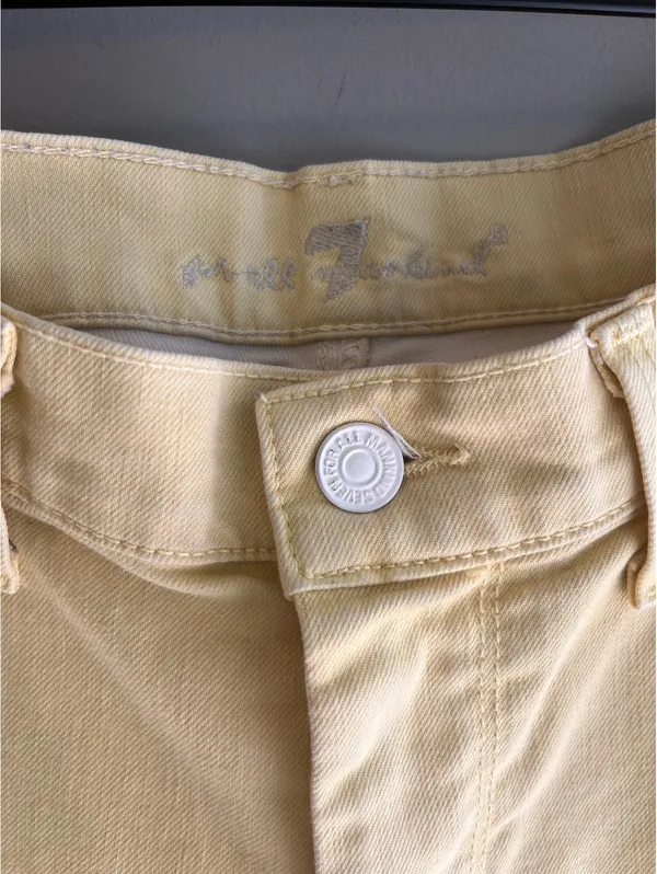 Seven For All Mankind Yellow Jeans Tall 31 - Image 6