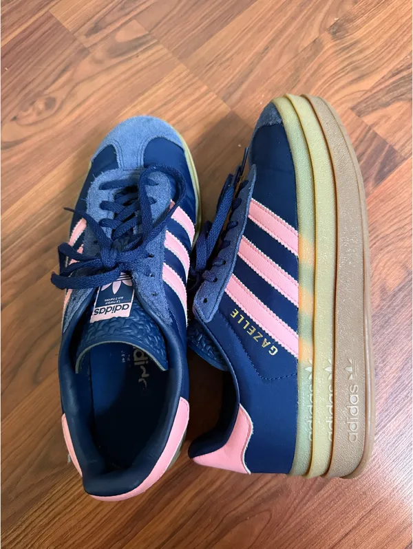 Adidas Gazelle Sneakers Pink and Navy - Image 2