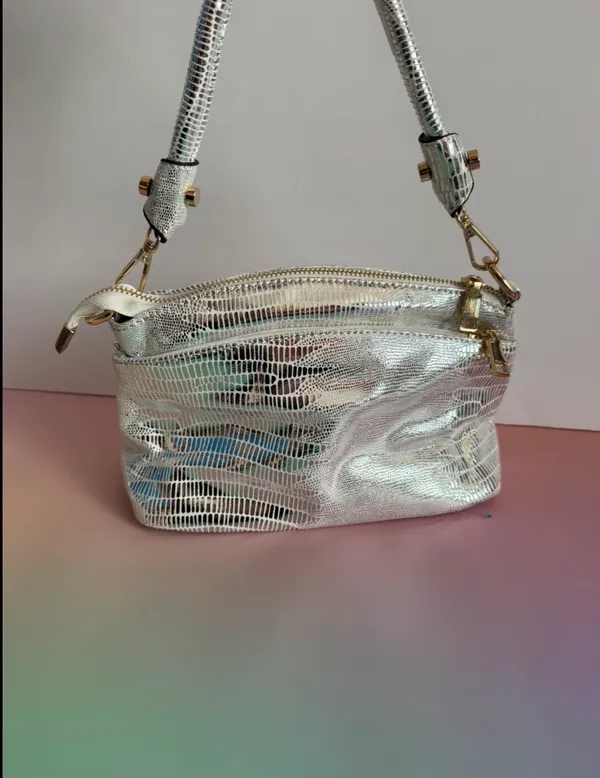 Silver Shoulder Bag - Image 2