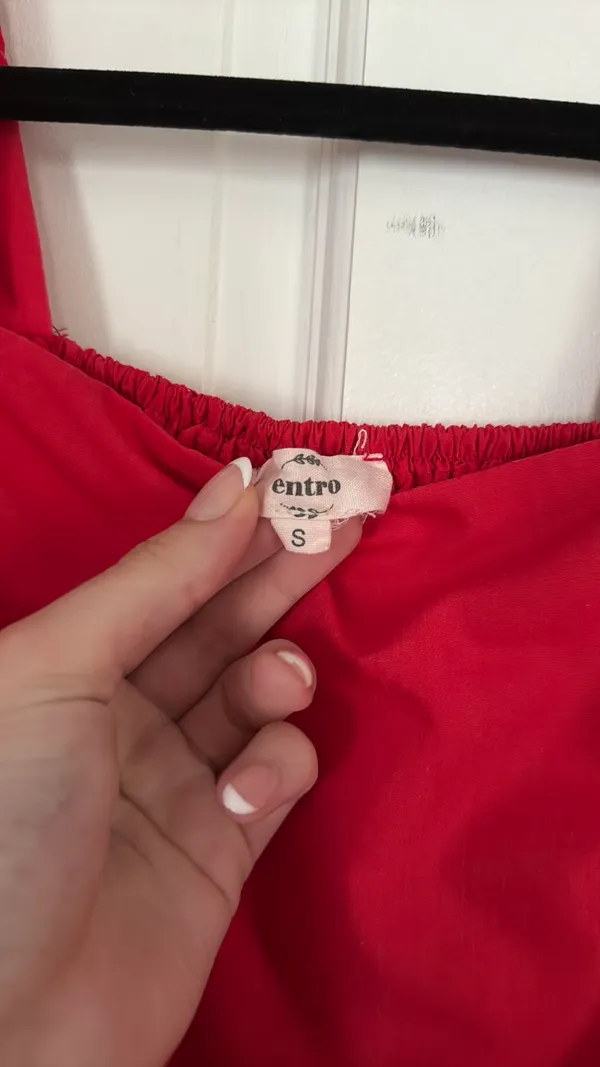 Lulus Red Ruffle Dress - Image 3