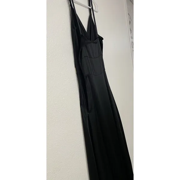 Trashy Diva Black Maxi Dress Size XS 100% silk - Image 8