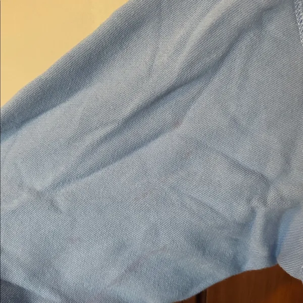 Aerie Blue Hooded Sweatshirt Size Small - Image 4